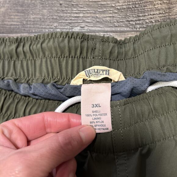 Duluth Trading Men’s Swim Trunks Size 3XL Blue Green Shorts - Picture 3 of 6